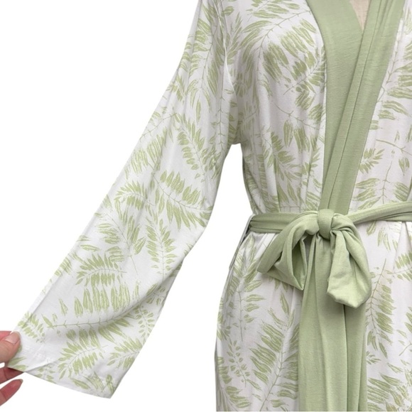 Hale Bob Green Mid-Length Robe - Size M NWT - Picture 10 of 13